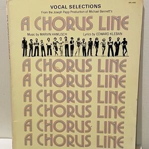 A Chorus Line - music for 10 vocal selections from the show